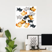 Ballonfische tropische Fischdrucke Poster (Heimbüro)