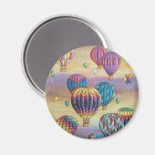 Ballonflug Magnet (Vorderseite/Rückseite)