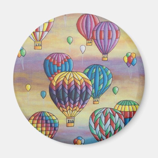 Ballonflug Magnet (Vorne)