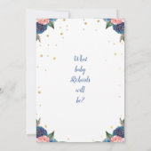 Ballongeschlecht offenbart Einladung Junge oder Mä (Rückseite)