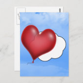 Ballonhörer (Text hinzufügen) Postkarte (Vorne/Hinten)