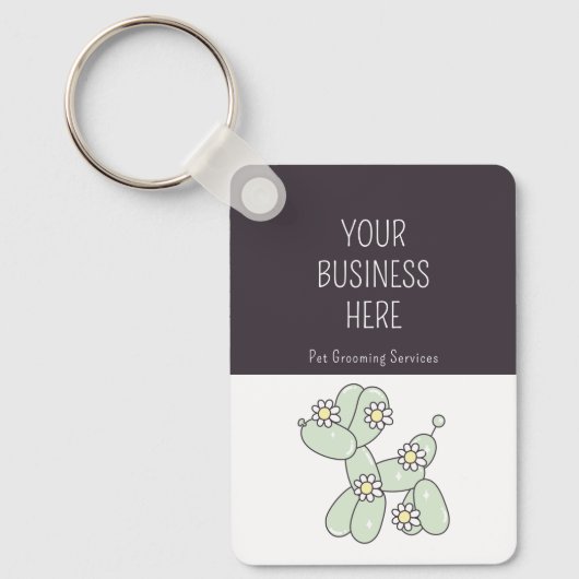 Ballonhundemerke Schlüsselanhänger (Vorderseite)