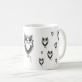 Ballonkatzen-Tassen Kaffeetasse (VorderseiteRechts)