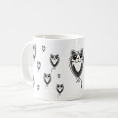 Ballonkatzen-Tassen Kaffeetasse (Vorderseite Links)