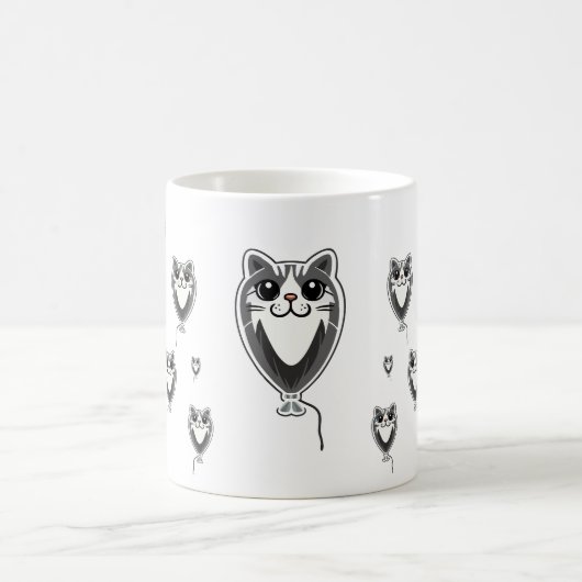 Ballonkatzen-Tassen Kaffeetasse (Mittel)