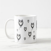 Ballonkatzen-Tassen Kaffeetasse (Links)