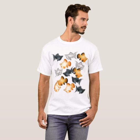 Ballonmollies-tropischer Fisch-T - Shirt (Vorne ganz)