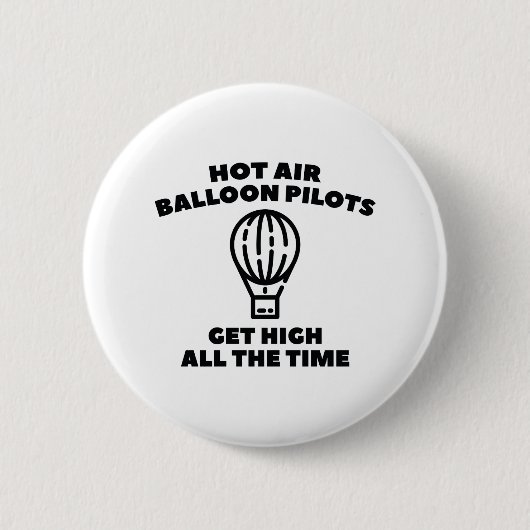 Ballonpiloten Button (Vorderseite)