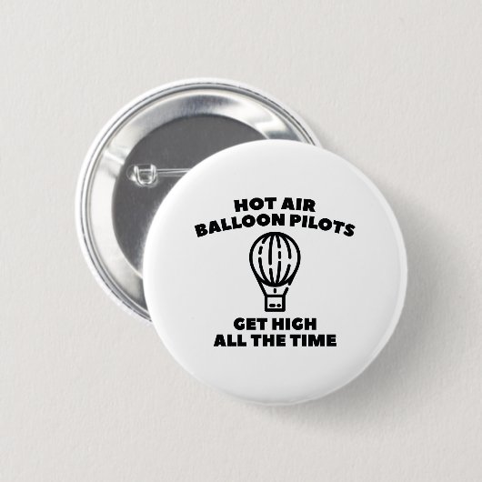 Ballonpiloten Button (Vorne & Hinten)