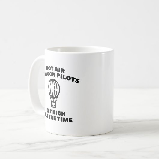 Ballonpiloten Kaffeetasse (Vorderseite Links)