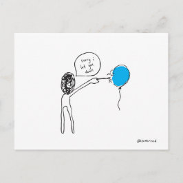Ballonpostkarte Postkarte