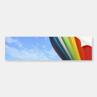 Ballonregenbogen im Himmel Autoaufkleber