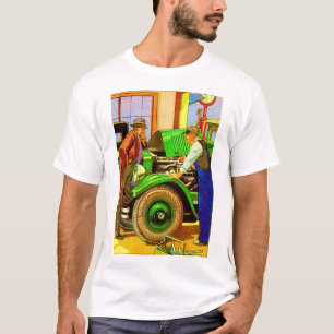 Ballonreifen von Kelly Springfield 1924 und T-Shirt