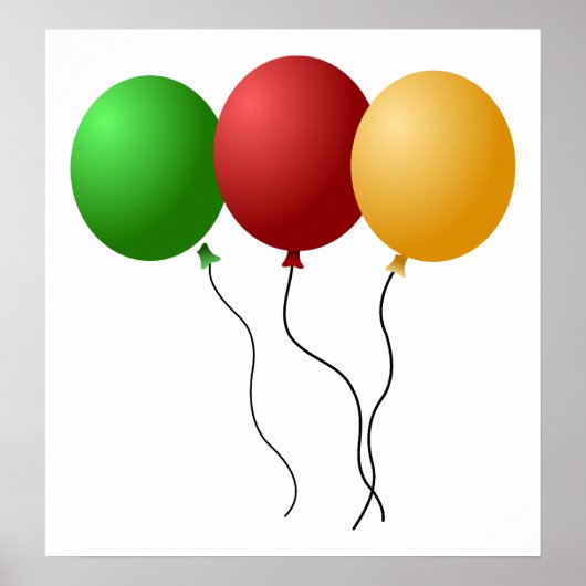 Ballons-305058 Ballons Party Dekoration drei g (Vorne)