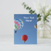 Ballons 3 postkarte (Stehend Vorderseite)