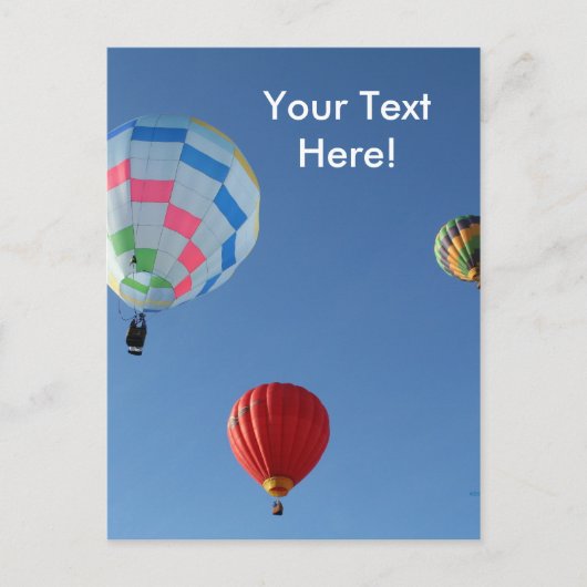 Ballons 3 postkarte (Vorderseite)