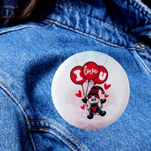 Ballons der Liebe: Ich Liebe, du Button