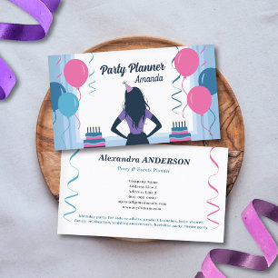 Ballons & Drehungen - Party-Planer Visitenkarte