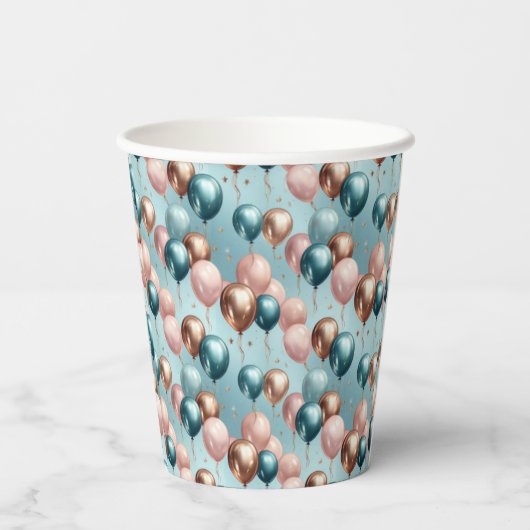 Ballons Galore 03 Pappbecher (Rückseite)