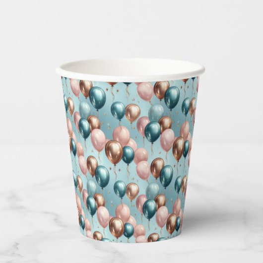 Ballons Galore 03 Pappbecher (Vorderseite)