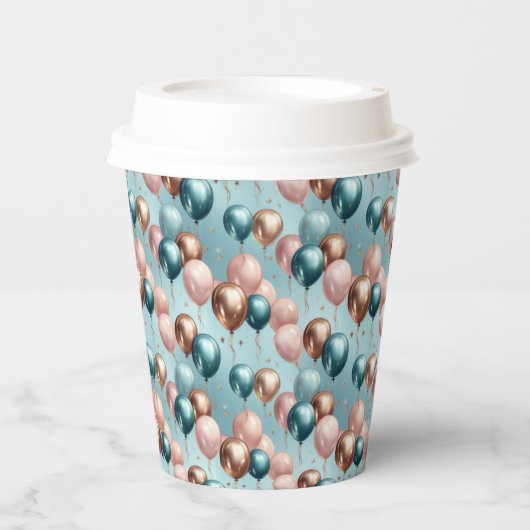 Ballons Galore 03 Pappbecher (Vorderseite)