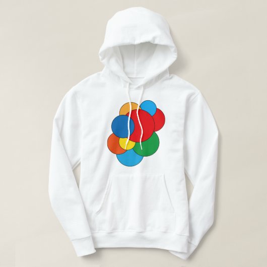 Ballons Gumballs Gummibälle Hoodie Sweatshirt (Design vorne)