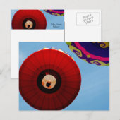 Ballons hoch postkarte (Vorne/Hinten)