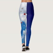 Ballons in Sky Leggings (Rückseite)