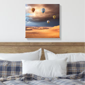 Ballons in Sky Leinwanddruck (Insitu (Schlafzimmer))