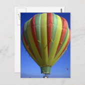 Ballons Postkarte (Vorne/Hinten)