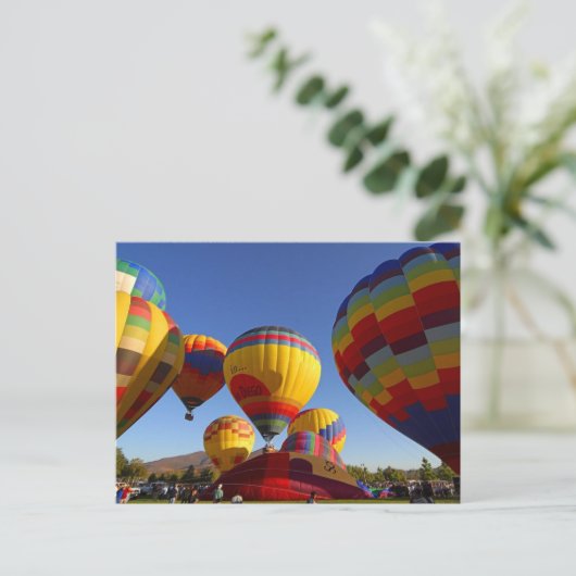 Ballons Postkarte (Stehend Vorderseite)