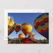 Ballons Postkarte (Vorne/Hinten)