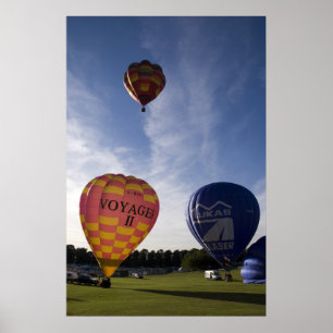 Ballons starten poster
