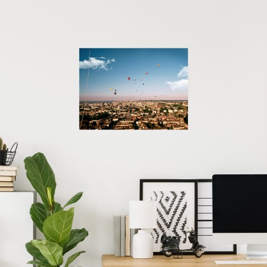 Ballons über Bristol. Poster (Heimbüro)