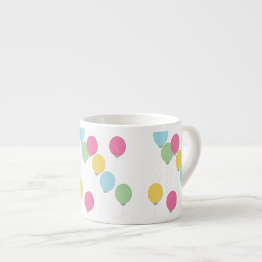 Ballons um die Tasse (Vorderseite Rechts)