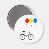 Ballons und Fahrräder Magnet (Vorderseite/Rückseite)