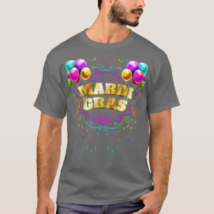 Ballons und gelbe goldene Buchstaben für T-Shirt