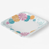 Ballons und Sterne Pappteller (Gewinkelt)