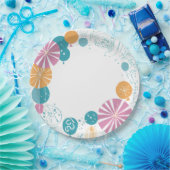 Ballons und Sterne Pappteller (Party)