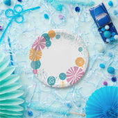 Ballons und Sterne Pappteller (Party)