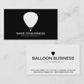 Ballonsymbol Visitenkarte (Vorne/Hinten)
