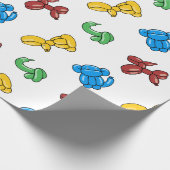 Ballontier-Partyentwurf Geschenkpapier (Ecke)