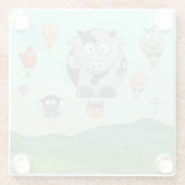 Ballontiere Glasuntersetzer (Rückseite)