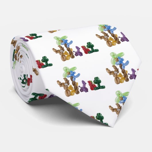 Ballontiergruppe Krawatte (Gerollt)