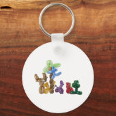Ballontiergruppe Schlüsselanhänger (Vorderseite)