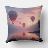 Balloon Adventure Dreams Kissen (Rückseite)