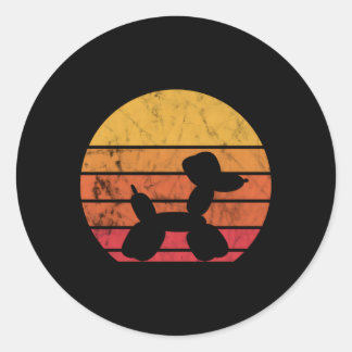 Balloon Animal Balloon Balloon Twister Runder Aufkleber