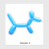 Balloon Animal Dog Aufkleber (Blatt)