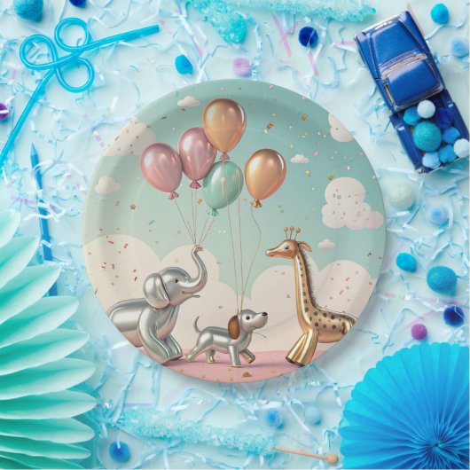 Balloon Animal Parade – Fun and Luxurious Party Ar Pappteller (Party)