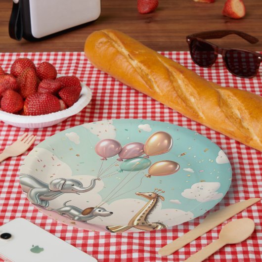 Balloon Animal Parade – Fun and Luxurious Party Ar Pappteller (Picknick)